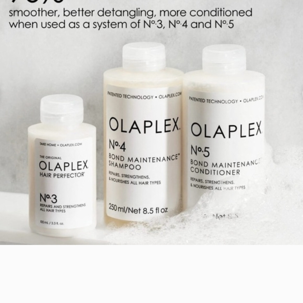 Olaplex No.4, No.5 & No.3 Trio - Cream White Bottles Priced For All 3 - Picture 2 of 8
